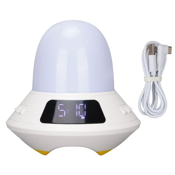 SG‑3 Night Light Bluetooth Speaker Alarm Clock Bluetooth Speaker with 4 Levels Brightness and 9 Colors