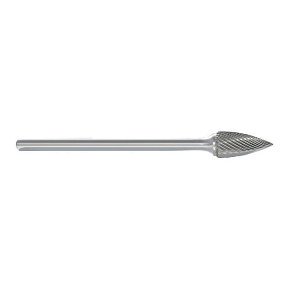 Manufacturer Varies Carbide Bur,Pointed Tree,1/2,1/4 Shank 310-002623