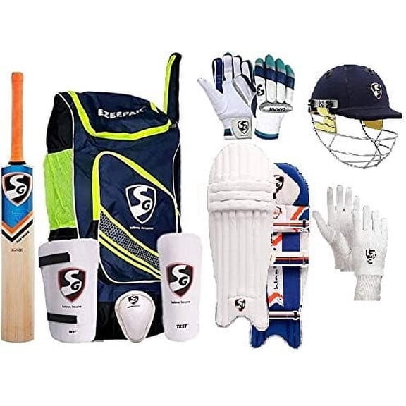 SG Best Sports 100% Original Brand Cricket Complete Set with Accessories in Full Size (Ideal for Senior Players) Cricket Full Kit