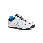 SG Club 5.0 Cricket Shoes- White/Navy/Teal