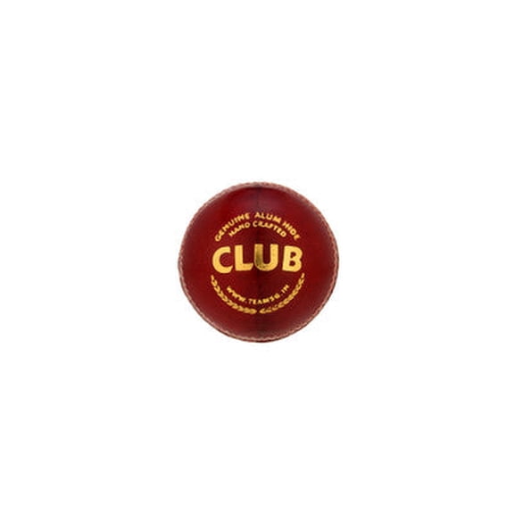 SG Club Cricket Ball - RED - Senior Size (Pack of 1)