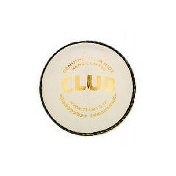 SG Club Cricket Ball - WHITE - Senior Size (Pack of 1)
