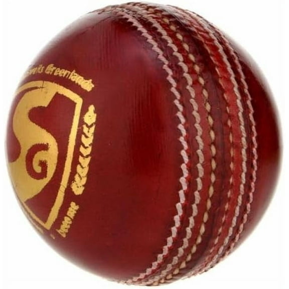 SG Cricket Shield 20 Premium Leather Ball (Red Color)