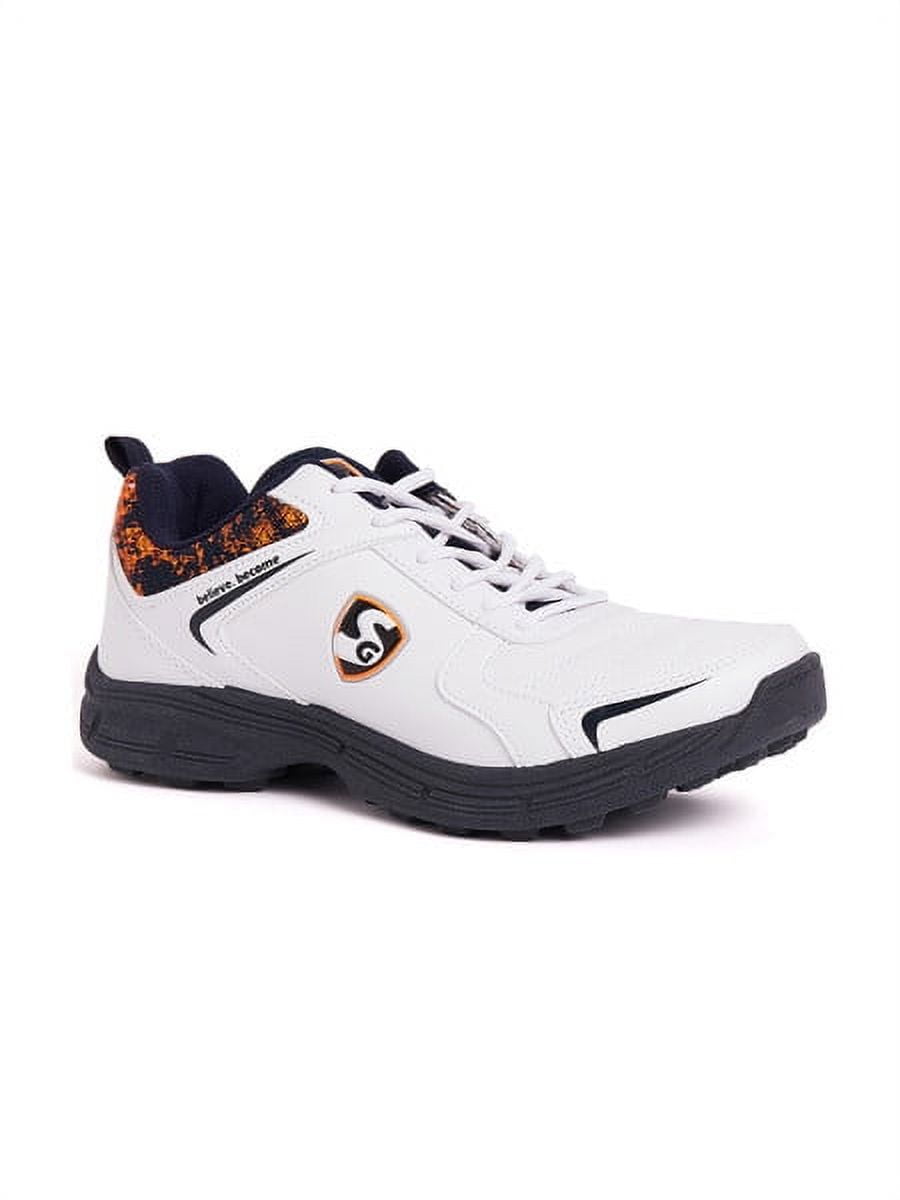 SG Savage Stud Cricket Shoes White Navy Orange Walmart sg-savage-stud-cricket-shoes-white-navy-orange-walmart
