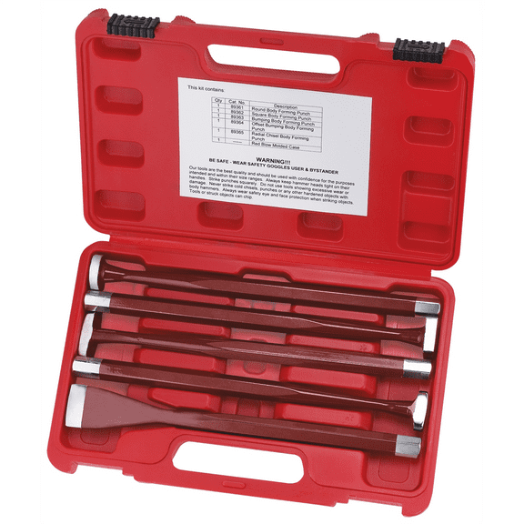 SG Tool Aid 89360 5-Piece Body Forming Punch Set