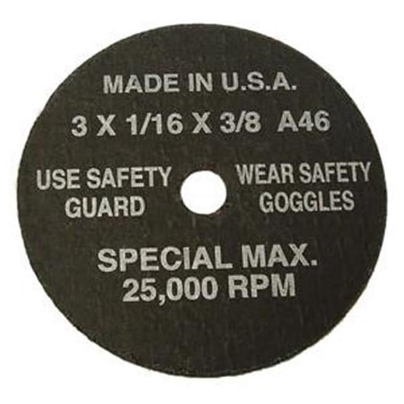 SG Tool Aid Cutoff Wheel - 3 X .0625 X .375 Inch - 5PK