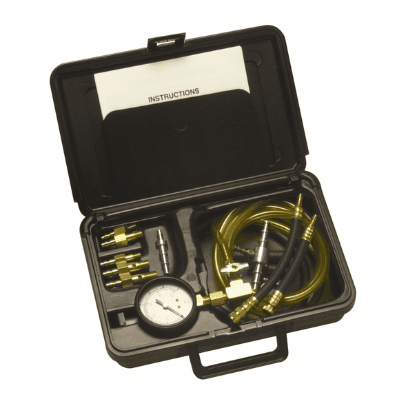 SG Tool Aid Multi-Port Fuel Injection Pressure Tester System with Quick Couplers for Domestic & Foreign Vehicles in Storage Case