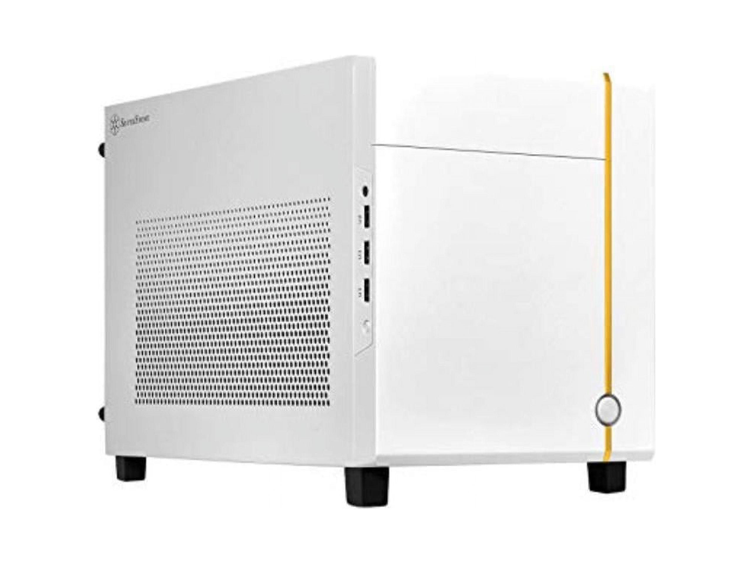 SilverStone Technology SG14W Sugo 14 Mini-ITX Cube Chassis with Powerful Accommodation, White