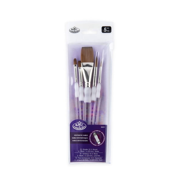 SG311 | Soft-Grip™ 5pc Synthetic Sable Variety Brush Set