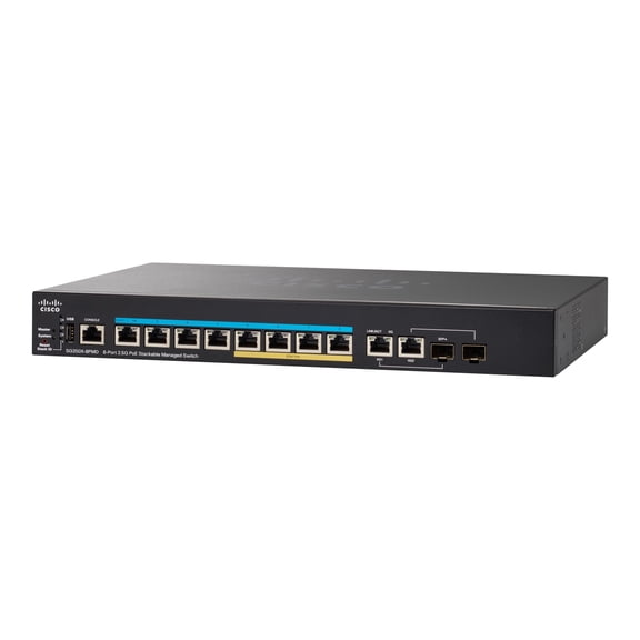 SG350X-8PMD 8-Port 2.5G PoE Stackable Managed Switch