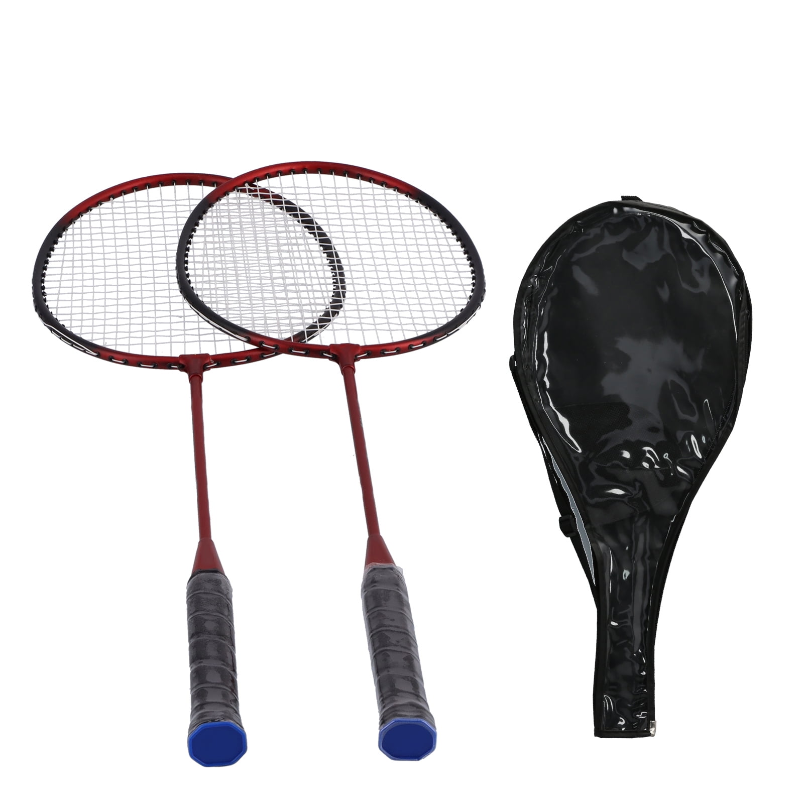 SG8005 2 Player Badminton Rackets Set Lightweight Fiber Double Racquets for Adults and Kids