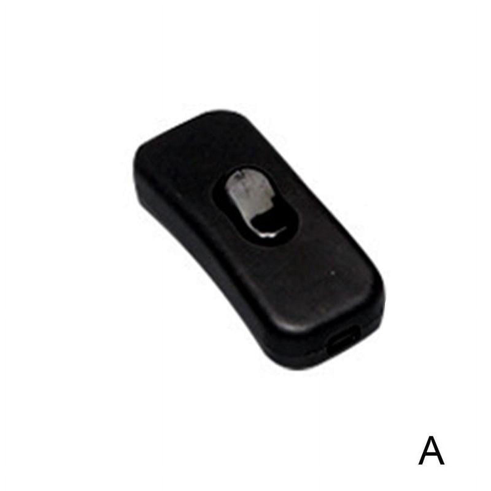 SGACAI In Line ON/OFF Rocker Light Switch 2A for 2 or 3 Core Flex Cable ...