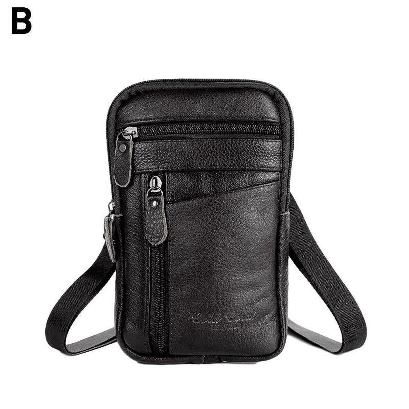 ホットセール - アートトラベルシューズ SGACAI KRONDO Crossbody Small Bag Handbag Leather Men's 小物