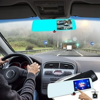 3 Channel Dash Cam Front And Rear Inside, 1080P Dash Camera For Touchscreens, Dashcam Three Way Car Camera With IR Night Vision,Loop Recording, Home Essentials