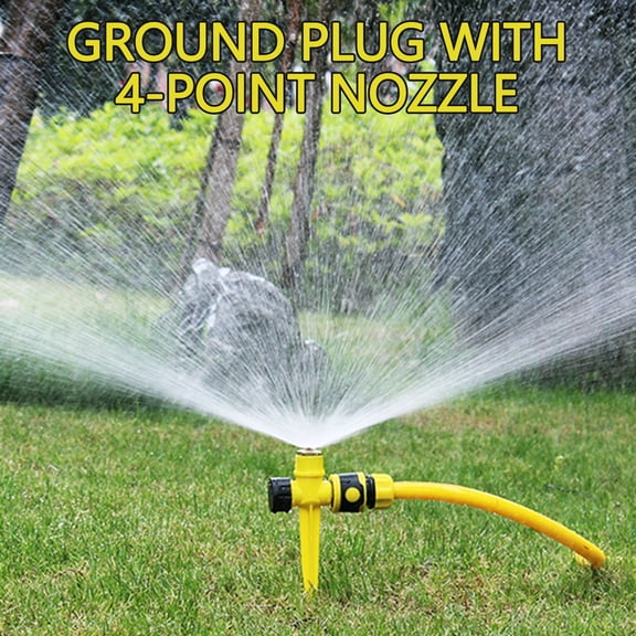 SGCYLOWQ Copper Bullet Grass Sprinkler Hose Automatic Sprinkler Ground Plug-in Green Sprinkler Nozzle Garden Watering Device, Home Office