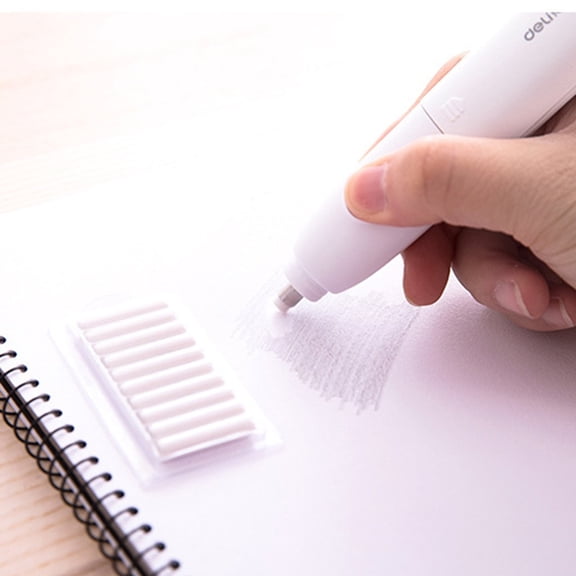 Electric Eraser With 10pcs Rubber Stationery Gift Erasers