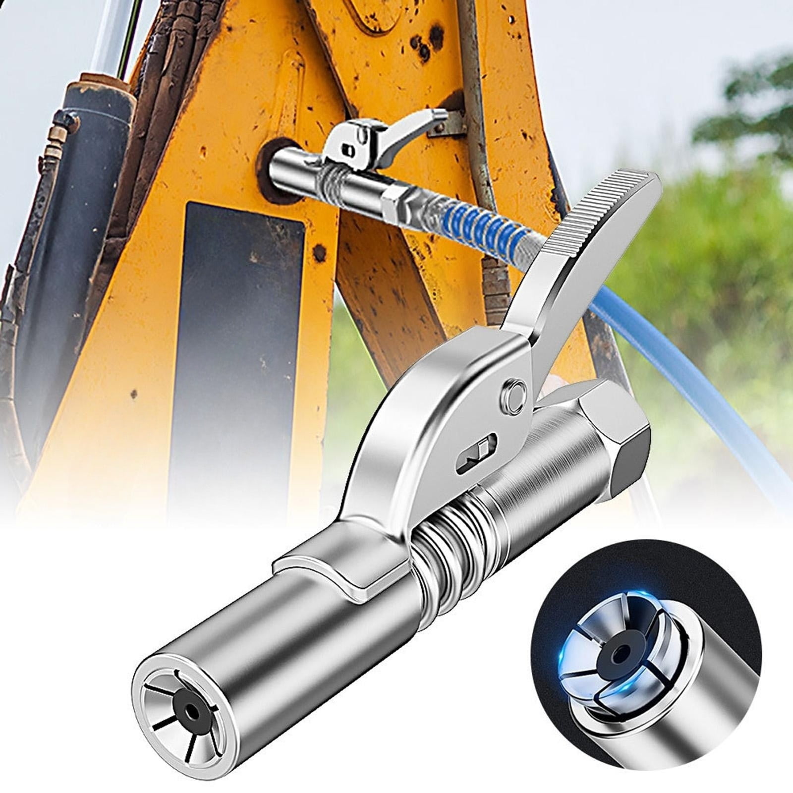 SGCYLOWQ Grease GunS Nozzle Self-locking Nozzle Locking Clamp Type High ...