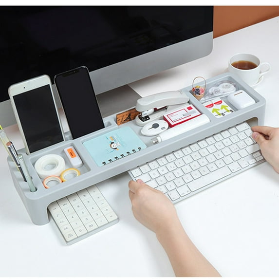 SGCYLOWQ Table Desktop Storage Organizer Keyboard Drawer Office Racks Shelf