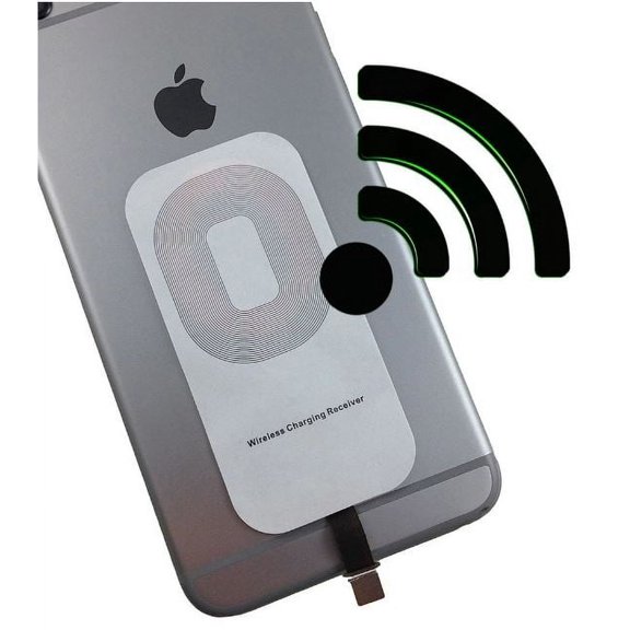 SGElectronix Wireless Charger Receiver Qi Adapter Sticker for Apple iPhone 5/5s/5c/SE/6/6s/6s Plus/7 Plus