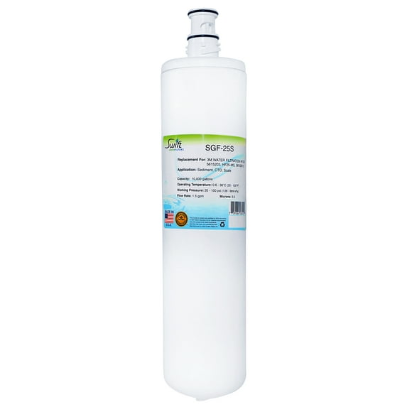 SGF-25S Replacement Water Filter for 3M HF25-S - 1 Pack