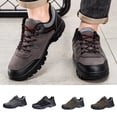 thumbnail image 1 of SGFCWSX Athletic Shoes for Men Size 10,Outdoor Spring - Summer Round Toe Hiking Shoes Brown, 1 of 5