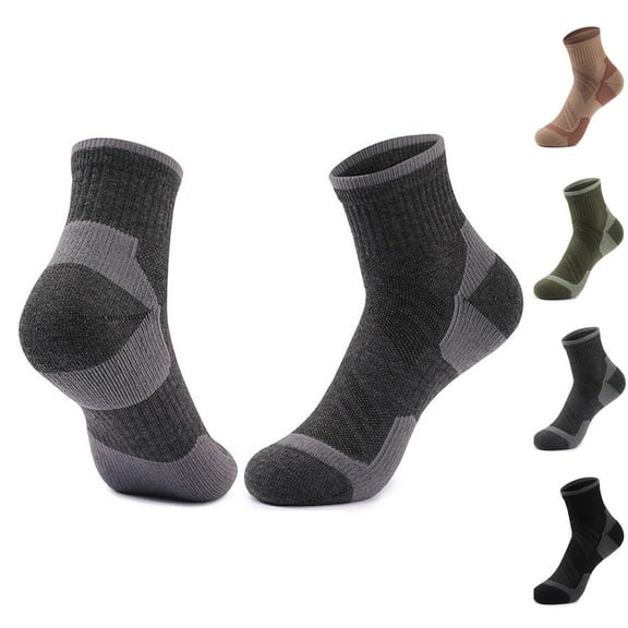 SGFCWSX Athletic Socks Men,Comfortable Breathable Cushioned Long Boot Socks Gray Free Size