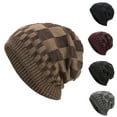 thumbnail image 1 of SGFCWSX Beanie Hats for Men,Causal Pullover Warm Daily Cap Khaki Free Size, 1 of 5