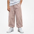 thumbnail image 1 of SGFCWSX Boys Athletic Joggers Loose Fit Elastic Cuff Lightweight Sport Pants Activewear Pink Size 5T, 1 of 8