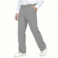thumbnail image 1 of SGFCWSX Boys Dress Pants Elastic Waist Straight Leg Casual Pants with Pockets for Kids Gray Size 5-6 Years, 1 of 9