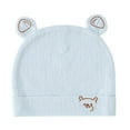 thumbnail image 1 of SGFCWSX Boys Girls Fall Beanie Hat Baby Soft Cute Windproof Warm Caps Blue Size 4-12 Months, 1 of 3