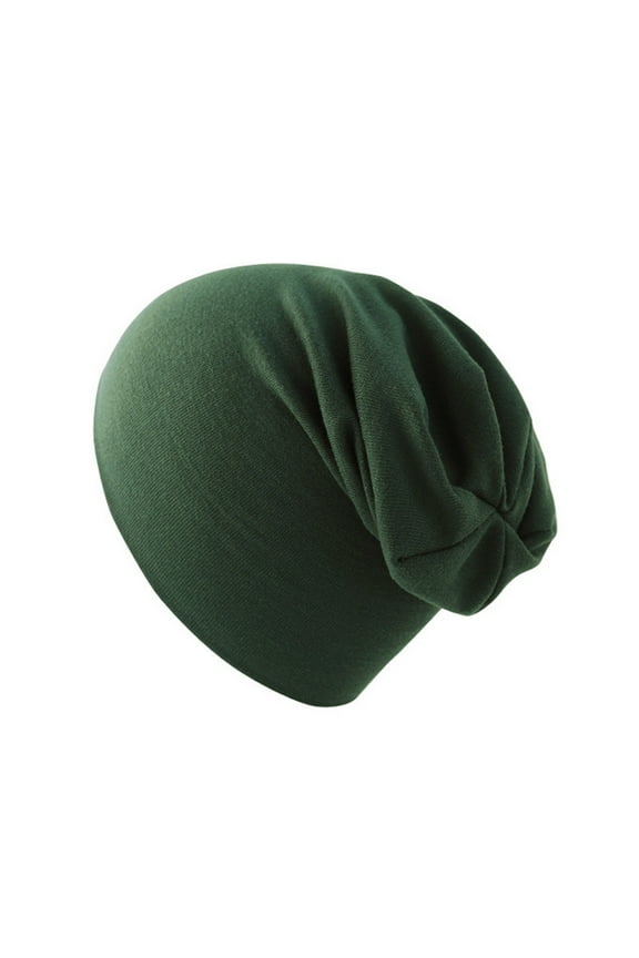 Boys Girls Winter Hat Toddler Fleece Warm Fashion Windproof Slouch Cap Green Free Size