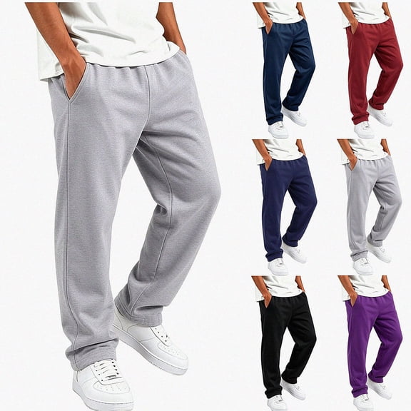 SGFCWSX Boys Jogger Sweatpants, Elastic Waist Soft Fleece Athletic Sport Pants for School Lounge Running Activities Gray Size 11