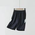 thumbnail image 1 of SGFCWSX Boys Mesh Athletic Shorts Elastic Waist Quick Dry Running Training Sports Shorts for Teens White Size 14-15 Years, 1 of 3