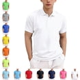 thumbnail image 1 of SGFCWSX Boys Short Sleeve Polo Shirts, Golf Polo Casual Quick Dry Performance School Uniform T-Shirts for Kids White Size 11-12Years, 1 of 6