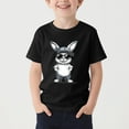 thumbnail image 1 of SGFCWSX Boys Short Sleeve T-Shirt, Kids Regular Fit Crew Neck Graphic Summer Tees Casual Tops Black Size 13-14Years, 1 of 4