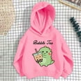 thumbnail image 1 of SGFCWSX Fleece Hoodies for Girls Fashion Print Sweatshirt Kids Thermal Sweatshirts Pink Size 5 Years, 1 of 3