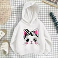thumbnail image 1 of SGFCWSX Fleece Hoodies for Girls Fashion Print Sweatshirt Kids Thermal Sweatshirts White Size 4 Years, 1 of 3