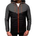 thumbnail image 1 of SGFCWSX Full Zip Hoodies for Men Work Athletic Lightweight Sweatshirt Jacket Dark Gray Size 2XL, 1 of 3