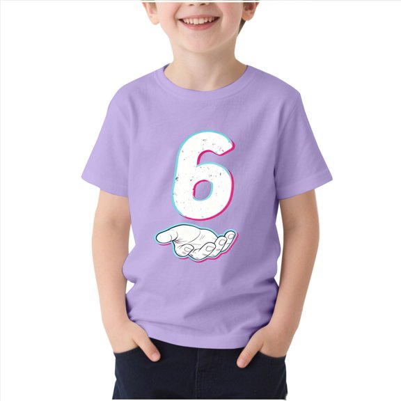 SGFCWSX Girls Crew Neck Short Sleeve T-Shirt, Teens Graphic Soft Breathable Tees Casual Party Outfit Purple Size 12-13Years