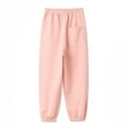 thumbnail image 1 of SGFCWSX Sweatpants for Girls Joggers High Elastic Waist Soft Pants Teen Workout Trendy Pant Pink Size 14 Years, 1 of 8
