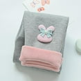 thumbnail image 1 of SGFCWSX Girls Leggings Solid Color Velvet Thick for Outerwear Winter Warm Pants Gray Size 4 Years, 1 of 5