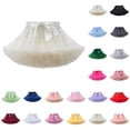 thumbnail image 1 of SGFCWSX Girls Tutu Skirt Kids Bow Ruffle Layered Elastic Waist Fluffy Dance Skirts Beige Size 8-10 Years, 1 of 6