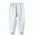 thumbnail image 1 of SGFCWSX Kids Pants Boys Girls Striped Jogger Pants Soft Cotton Comfy Lounge Trousers for Daily Activewear Blue Size 4T, 1 of 6