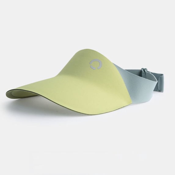 SGFCWSX Kids Sun Visor Hat Wide Brim UV Protection Adjustable Lightweight Breathable Summer Outdoor Hats for Boys Girls Green Free Size