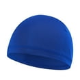 thumbnail image 1 of SGFCWSX Kids Swim Cap Stretchy Waterproof Breathable Lightweight Swimming Hat for Boys Girls Summer Beach Pool Blue Free Size, 1 of 2