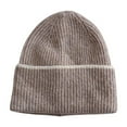 thumbnail image 1 of SGFCWSX Kids Winter Beanie Hat Boys Girls Knit Outdoor Windproof Caps Khaki Size 2-6 Years, 1 of 3