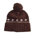 thumbnail image 1 of SGFCWSX Kids Winter Beanie Hat Boys Girls Snow Play Fleece Lined Knit Warmer Caps Coffee Size 0-15 Years, 1 of 3