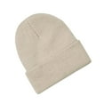 thumbnail image 1 of SGFCWSX Kids Winter Beanie Knit Hat Boys Girls Fleece Windproof Warm Soft Cap Beige Size 0-3 Years, 1 of 2