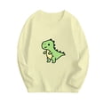thumbnail image 1 of SGFCWSX Long Sleeve Shirts for Kids Girls Dinosaur Print Tops Fall T-Shirts Beige Size 9-10T, 1 of 2