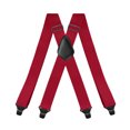 thumbnail image 1 of SGFCWSX Men 3.5cm Strap Cli, X-Type Formal Adjustable Suspenders Elastic Casual Red, 1 of 3